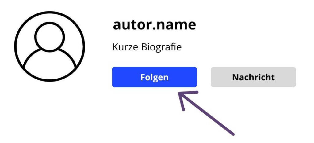 Autoren auf Instagram folgen