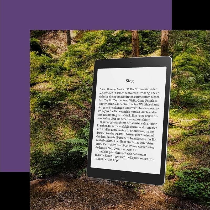 Eine Fantasy-Kurzgeschichte auf dem Kindle lesen