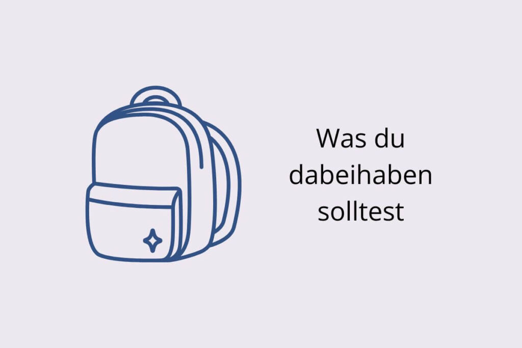 Ein Rucksack für eine Convention