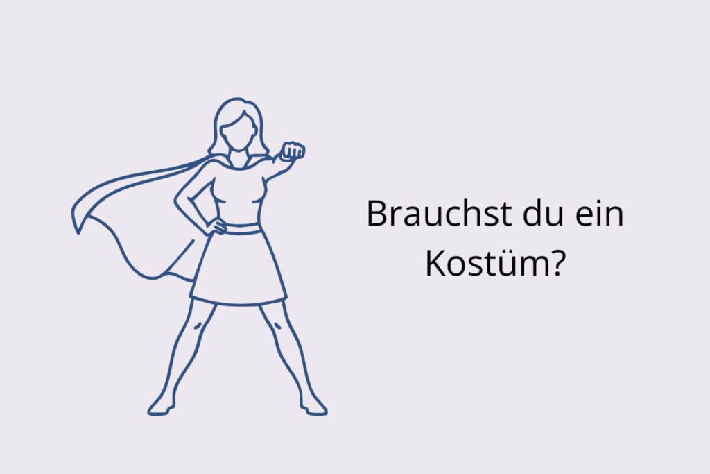 Superwoman-Cosplay für eine Fantasy Convention