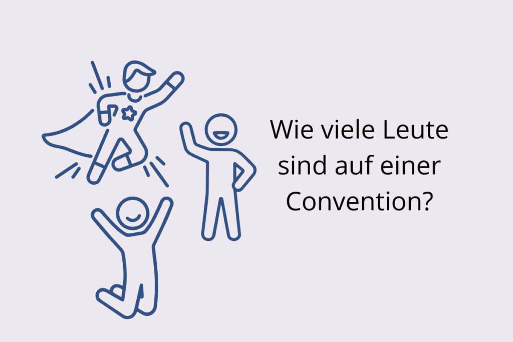 Verschiedene Leute auf einer Fantasy Convention