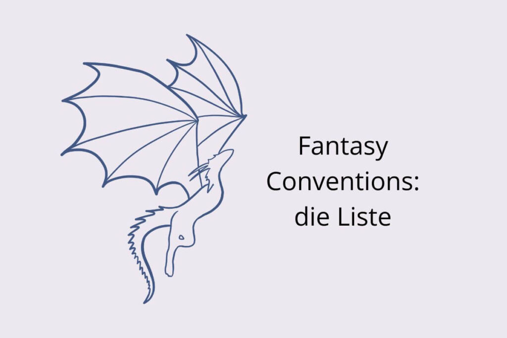 Ein Drache als Symbol für Fantasy Conventions