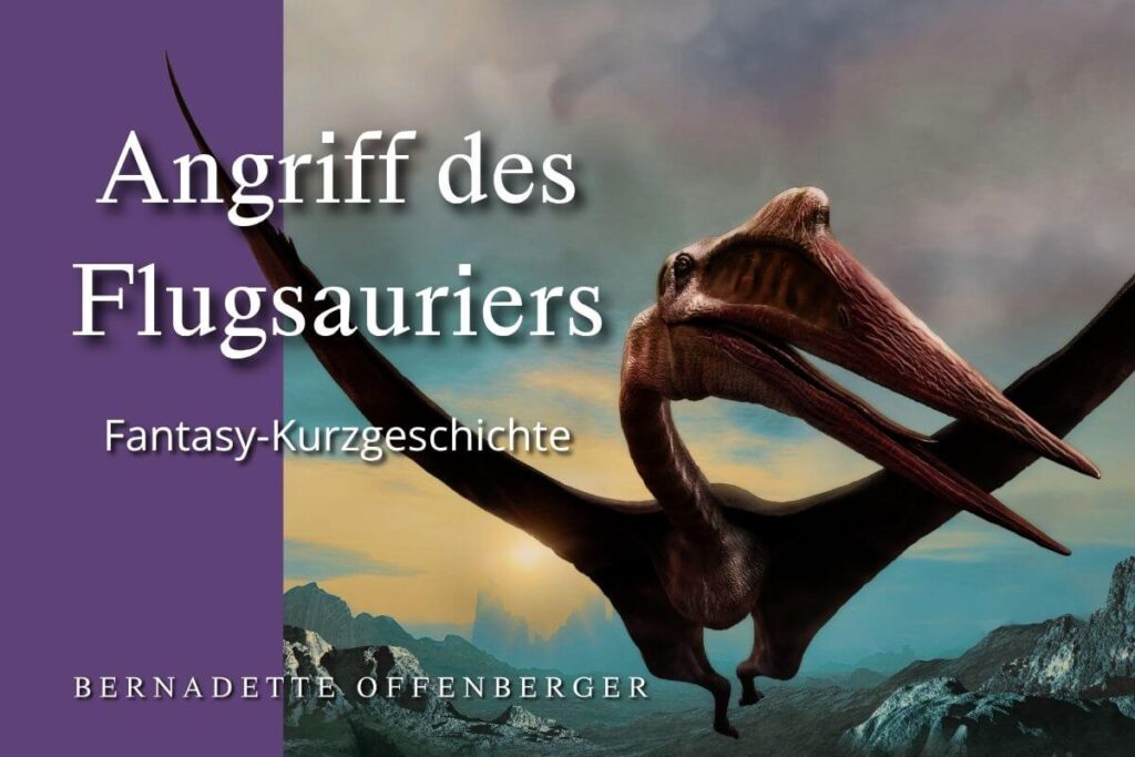 Titelbild einer spannenden Fantasy-Kurzgeschichte in der Saurierzeit